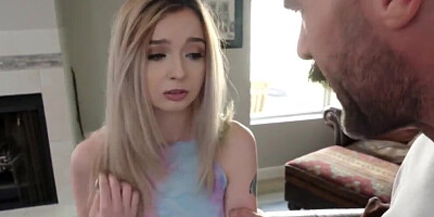 Ditching School Gets Teen Pussy Stretched By StepDad's Cock