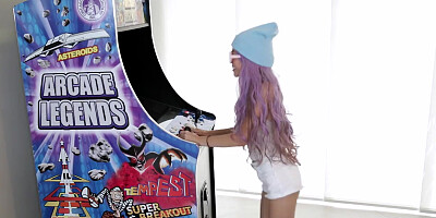 LittleAsians - Asian Arcade Gamer Teen Takes A Huge Cock