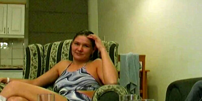 Two superb German chicks getting fucked in the bedroom