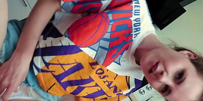 Teen Step Sister Seduced Brother and Made Him Cum Hard Right Before Mom Came Home (subtitles) - Elena Ross