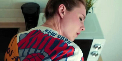 Teen Step Sister Seduced Brother and Made Him Cum Hard Right Before Mom Came Home (subtitles) - Elena Ross