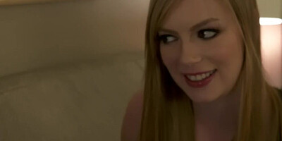 Dolly Leigh bends inside the hotel room and gets doggystyled