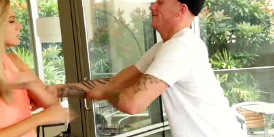 Young and horny Alexa Grace makes her stepbrother really mad