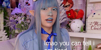 SNOWMISER BLOWJOB PRACTICE! - INDIGO WHITE