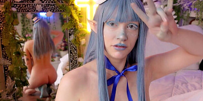 SNOWMISER BLOWJOB PRACTICE! - INDIGO WHITE