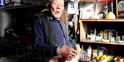 Chubby mature woman is being fucked by a horny old man