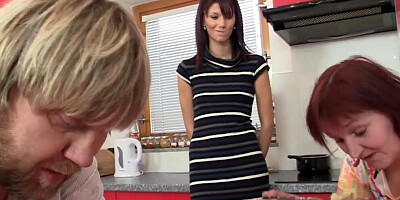 HOT MILF FUCKS a Girl 18