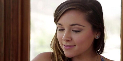 A pair of teen angels are having a romantic threesome with a stallion