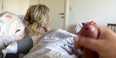 He jerking off beside a while she does not see. My came a while my husband watched porn