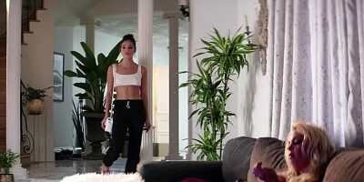 Attractive young businesswoman has a passionate sex affair with her superior