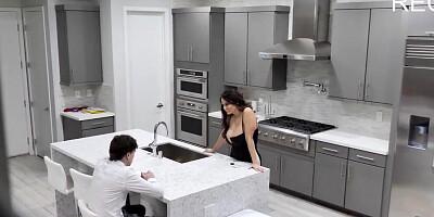 Valentine's day tittyfucking w busty stepmom ava addams