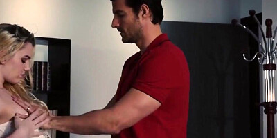 A very sensual lovemaking session between a daddy and his teen stepdaughter