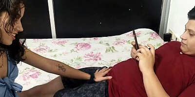 MY STEPSISTER GETS HORNY ON A TRIP AND I FUCK HER UNTIL I CUM ON HER