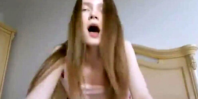 Fucked pussy and cumshots on the tits of beauty at her request