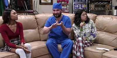 Step Into Doctor Tampas Body & Glove In As Solana Undergoes Her Mandatory Cheerleading Physical Including Gynecological Exam At You're Gloved Hands @ Doctor-Tampa.com