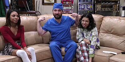 Step Into Doctor Tampas Body & Glove In As Solana Undergoes Her Mandatory Cheerleading Physical Including Gynecological Exam At You're Gloved Hands @ Doctor-Tampa.com