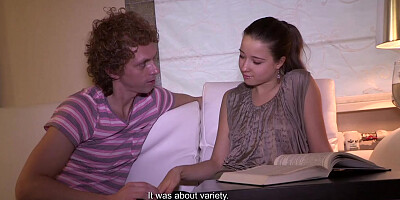 Fuck for cash with threeway elements