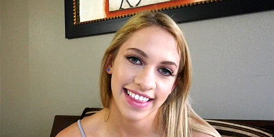 Foxy girl sucks that big cock clean after being shagged