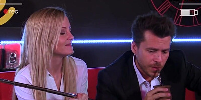 Mea Melone fucks Andy Stone and their hot blonde friend joins them