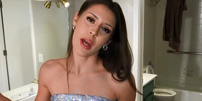 Catalina Ossa gets fucked hard in this amazing threesome video