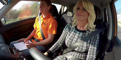 Fake Driving School Blonde MILF Tiffany Russo Fucks for Licence