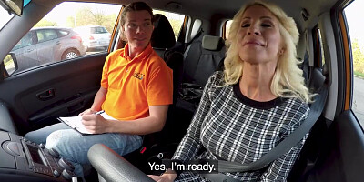 Fake Driving School Blonde MILF Tiffany Russo Fucks for Licence