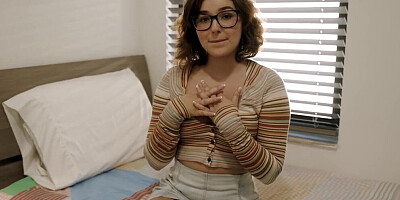 Stepdaughter Leana Lovings Learning To Fuck With Daddy