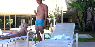 SPYFAM Step Bro Oils Up Sorority Step Sister