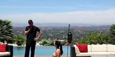 NuruMassage Jasmine Jae s Stepson Joins in