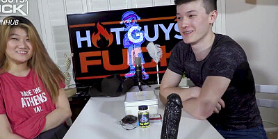 Young Asian muscle teen amateur gets to pussy fuck his casting interview female friend