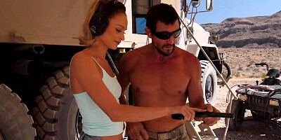 Skinny MILF enjoys outdoor sexual intercourse with a handsome gentleman and his manhood