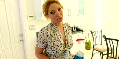 Dad Fucks her Young Step-daughter and his Client