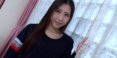 Asian girl flirts with the camera while sucking dick in POV video