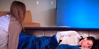 Redhead teen girl is horny and she wants to bang her stepbrother