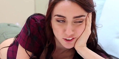 This chick looks lovely while getting hard cock up the asshole