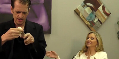 Julia Ann Milks Stepson before his Date!