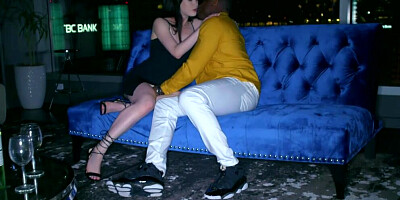 Lovely white girl Evelyn Claire is fucked by a black stallion