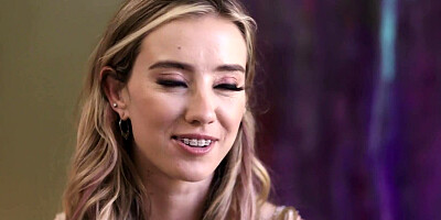 Three naughty girls are licking pussies and scissoring in 3some