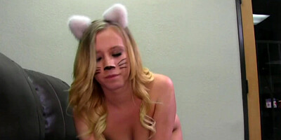 Kitty Cat Bailey Brooke Enters a Man's Dream to Fulfill His Greatest Desires. Sucking and Grinding on Him, She Doesn't Stop Until Her Kitty is Creampied