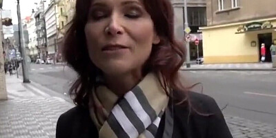 Brunette MILF takes a hard cock up her tight butthole