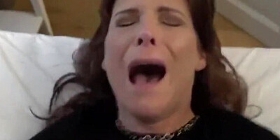 Brunette MILF takes a hard cock up her tight butthole