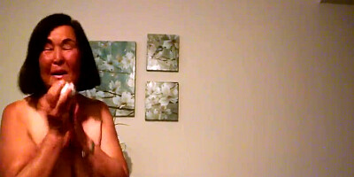 Old Korean Granny Giving Head 1.
