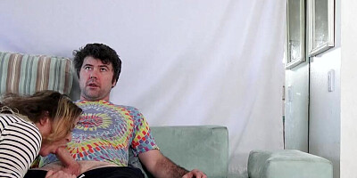 My stepson pestered me with dirty jokes till I got so fed up that I fucked him