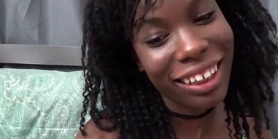 StepDad Bangs Ebony Step Daughter - Ivory Logan - HotCrazyMess!