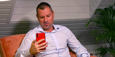 Sofi Smile's ass is being drilled with a toy and hard pecker