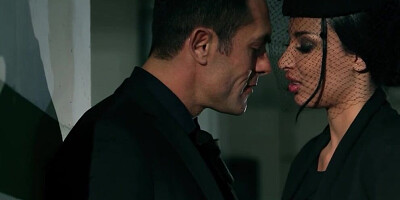 Anissa Kate is getting bonked by a horny dudes in a 4some