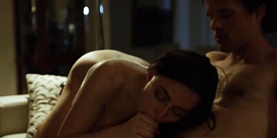 Lovely chick is sucking and riding stranger's cock inside the hotel