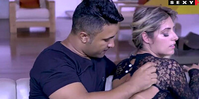 Busty blonde mom Elisa Sanches is being dicked down by a hung neighbor