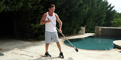 Gorgeous Czech Beauty Surprises Poolboy with Anal- EvilAngel