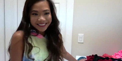 Hot Asian Daughter Taste Stepdaddy's Cum